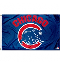 2Pcs WinCraft Chicago Baseball Walking Bear Flag 3x5 Banner