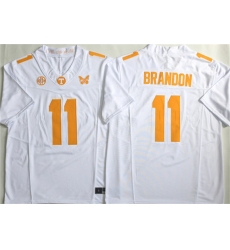 Men's Tennessee Volunteers #11 Faizon Brandon White F.U.S.E. Stitched Jersey