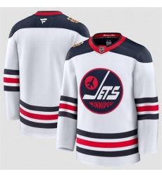 Men's Winnipeg Jets Blank White 2026 Home Stitched Hockey Jersey