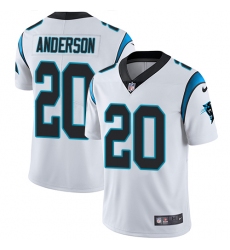 Youth Nike Carolina Panthers #20 C.J. Anderson White Vapor Untouchable Limited Player NFL Jersey