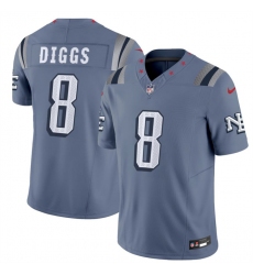 Men's New England Patriots #8 Stefon Diggs 2025 F.U.S.E. “Rivalries” Vapor Limited Football Stitched Jersey