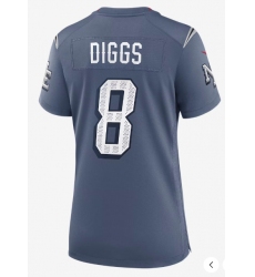 Women's New England Patriots #8 Stefon Diggs Rivalries Collection Jersey