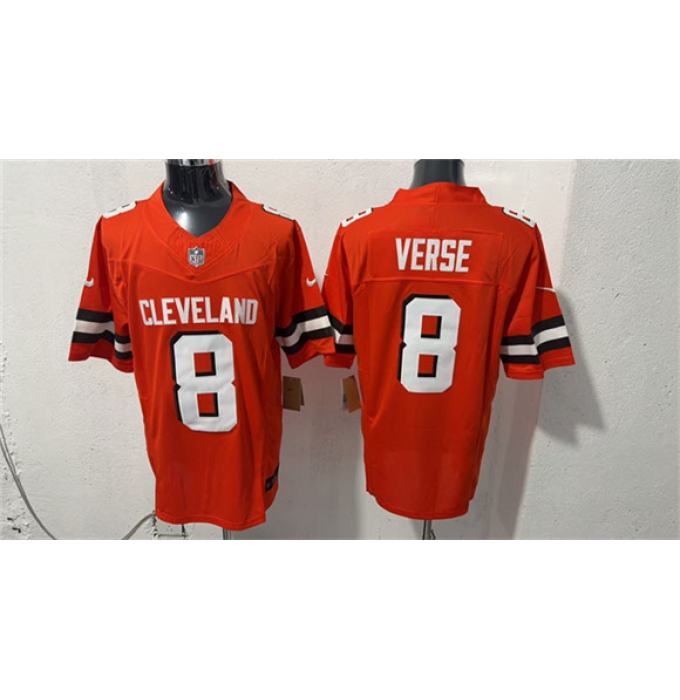 Men's Cleveland Browns #8 Jared Verse White 2026 1946 Collection Vapor Limited Football Stitched Jersey