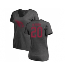 Football Women's Arizona Cardinals #20 Robert Alford Ash One Color T-Shirt