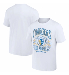 Men's Los Angeles Chargers White X Darius Rucker Collection Vintage Football T Shirt