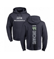 Football Seattle Seahawks #44 Nate Orchard Navy Blue Backer Pullover Hoodie