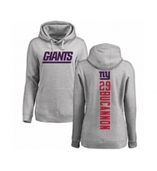 Football Women's New York Giants #29 Deone Bucannon Ash Backer Pullover Hoodie