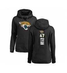 Football Women's Jacksonville Jaguars #47 Jake Ryan Black Backer Pullover Hoodie