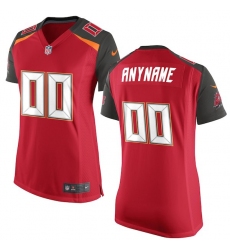 Women's Tampa Bay Buccaneers Nike Red Custom Game Jersey