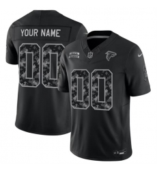 Men's Atlanta Falcons Active Player Custom Black F.U.S.E. 2026 Salute to Service Limited Football Stitched Jersey