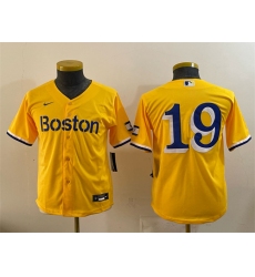 Youth Boston Red Sox #19 Roman Anthony Gold City Connect Stitched Baseball Jersey