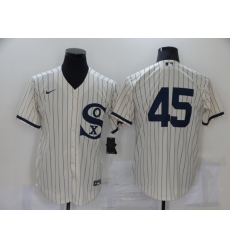 Men's Chicago White Sox #45 Michael Jordan Cream Game 2021 Field of Dreams Jersey