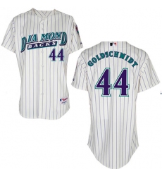Men's Majestic Arizona Diamondbacks #44 Paul Goldschmidt Replica White 1999 Turn Back The Clock MLB Jersey