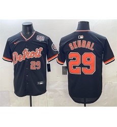 Men's Detroit Tigers #29 Tarik Skubal Navy 2026 Alternate USA 250 Vapor Premier Limited Stitched Baseball Jersey