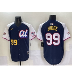 Men's American League #99 Aaron Judge Navy Alternate 2025 All-Star Edition Limited Stitched Baseball Jersey