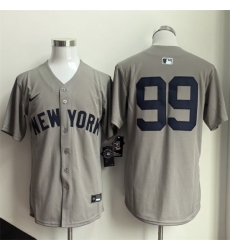 Men's New York Yankees #99 Aaron Judge Grey 2026 Limited Stitched Baseball Jersey