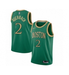 Youth Boston Celtics #2 Red Auerbach Swingman Green Basketball Jersey - 2019 20 City Edition