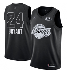 Youth Nike Los Angeles Lakers #24 Kobe Bryant Swingman Black 2018 All-Star Game NBA Jersey