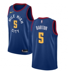 Youth Nike Denver Nuggets #5 Will Barton Swingman Light Blue Alternate NBA Jersey Statement Edition