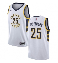 Women's Nike Indiana Pacers #25 Al Jefferson Swingman White NBA Jersey - Association Edition