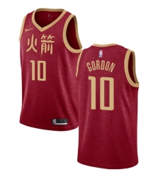 Women's Nike Houston Rockets #10 Eric Gordon Swingman Red NBA Jersey - 2018 19 City Edition