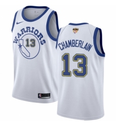 Youth Nike Golden State Warriors #13 Wilt Chamberlain Swingman White Hardwood Classics 2018 NBA Finals Bound NBA Jersey