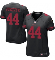 Women's Nike San Francisco 49ers #44 Kyle Juszczyk Game Black NFL Jersey