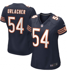 Women's Nike Chicago Bears #54 Brian Urlacher Game Navy Blue Team Color NFL Jersey Women's Nike Chicago Bears #54 Brian Urlacher Game Navy Blue Team Color NFL Jersey
