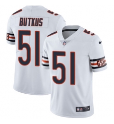 Youth Nike Chicago Bears #51 Dick Butkus Elite White NFL Jersey