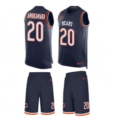 Men's Nike Chicago Bears #20 Prince Amukamara Limited Navy Blue Tank Top Suit NFL Jersey