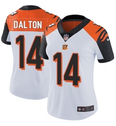 Women's Nike Cincinnati Bengals #14 Andy Dalton Vapor Untouchable Limited White NFL Jersey