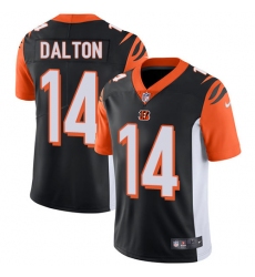 Youth Nike Cincinnati Bengals #14 Andy Dalton Elite Black Team Color NFL Jersey