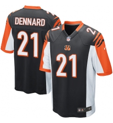 Youth Nike Cincinnati Bengals #21 Darqueze Dennard Game Black Team Color NFL Jersey