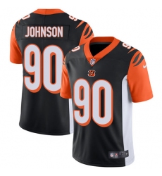 Youth Nike Cincinnati Bengals #90 Michael Johnson Vapor Untouchable Limited Black Team Color NFL Jersey