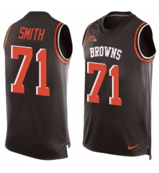 Men's Nike Cincinnati Bengals #71 Andre Smith Limited Black Player Name & Number Tank Top NFL Jersey