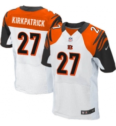 Men's Nike Cincinnati Bengals #27 Dre Kirkpatrick Elite White NFL Jersey