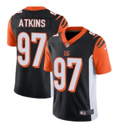 Youth Nike Cincinnati Bengals #97 Geno Atkins Vapor Untouchable Limited Black Team Color NFL Jersey