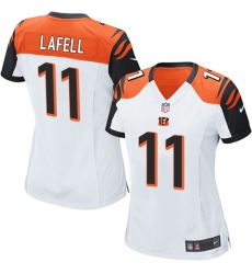 Women's Nike Cincinnati Bengals #11 Brandon LaFell Game White NFL Jersey