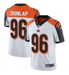 Youth Nike Cincinnati Bengals #96 Carlos Dunlap Elite White NFL Jersey