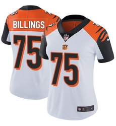 Women's Nike Cincinnati Bengals #75 Andrew Billings Elite White NFL Jersey