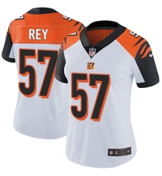 Women's Nike Cincinnati Bengals #57 Vincent Rey Elite White NFL Jersey