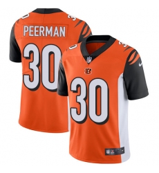 Youth Nike Cincinnati Bengals #30 Cedric Peerman Vapor Untouchable Limited Orange Alternate NFL Jersey