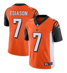 Youth Nike Cincinnati Bengals #7 Boomer Esiason Elite Orange Alternate NFL Jersey