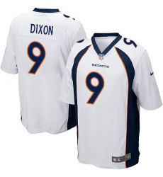 Men's Nike Denver Broncos #9 Riley Dixon Game White NFL Jersey