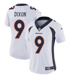 Women's Nike Denver Broncos #9 Riley Dixon Elite White NFL Jersey