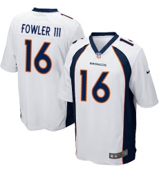 Men's Nike Denver Broncos #16 Bennie Fowler Game White NFL Jersey