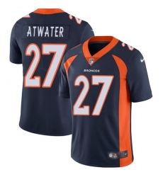 Youth Nike Denver Broncos #27 Steve Atwater Elite Navy Blue Alternate NFL Jersey