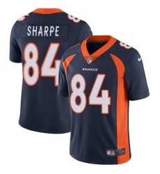 Youth Nike Denver Broncos #84 Shannon Sharpe Elite Navy Blue Alternate NFL Jersey