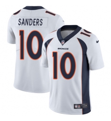 Youth Nike Denver Broncos #10 Emmanuel Sanders Elite White NFL Jersey