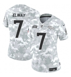 Women's Denver Broncos #7 John Elway 2024 F.U.S.E Arctic Camo Salute To Service Limited Stitched Jersey(Run Small) Women's Denver Broncos #7 John Elway 2024 F.U.S.E Arctic Camo Salute To Service Limited Stitched Jersey(Run Small)